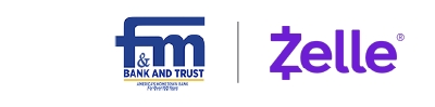 F&M Bank and Trust Co. together with Zelle®