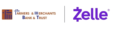 Farmers & Merchants Bank & Trust together with Zelle®