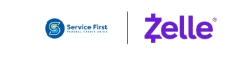 Service First FCU together with Zelle®