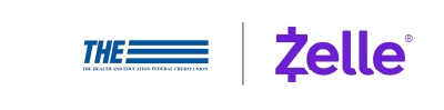 The Health and Education Federal Credit Union together with Zelle®