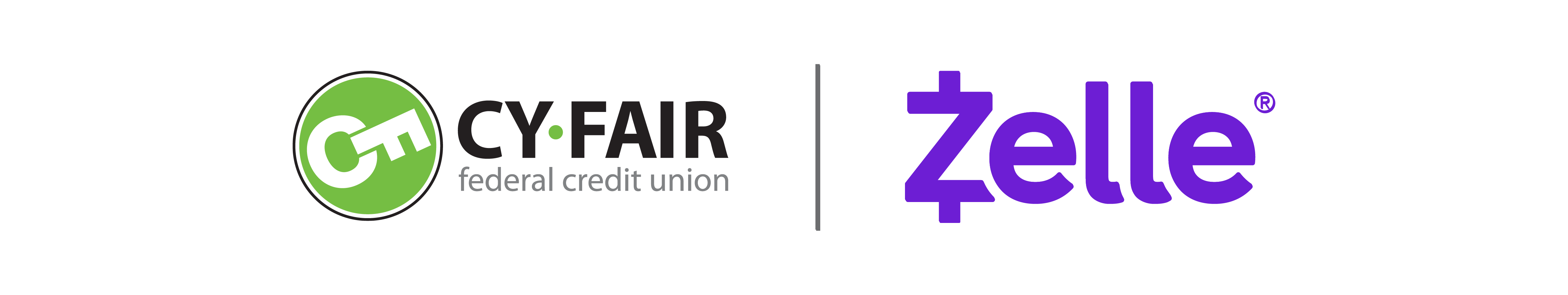 Cy-Fair Federal Credit Union together with Zelle®