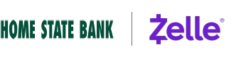 Home State Bank together with Zelle<sup>®</sup>