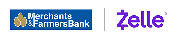 Merchants and Farmers Bank together with Zelle®