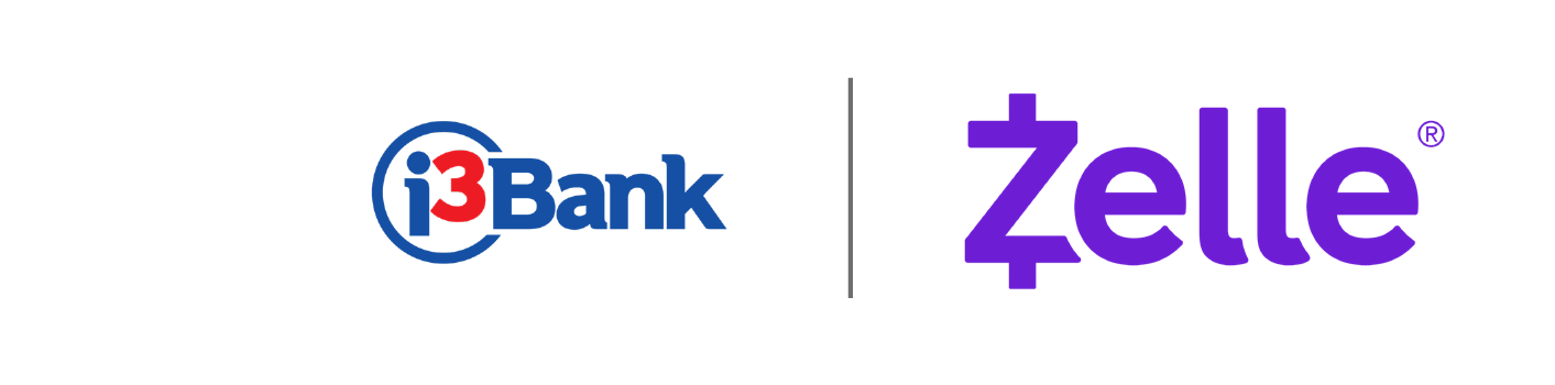 i3 Bank together with Zelle®