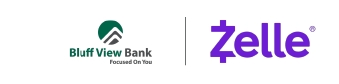 Bluff View Bank together with Zelle®