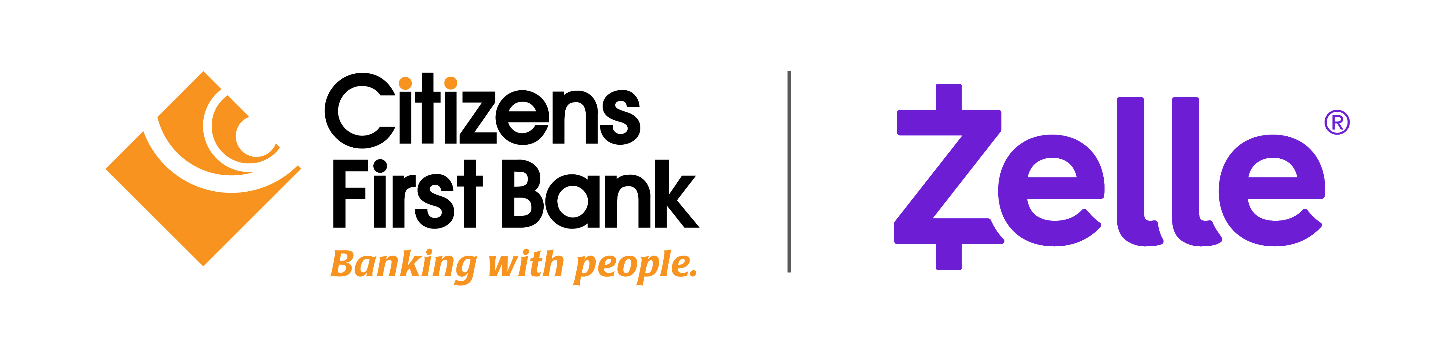 Citizens First Bank together with Zelle®