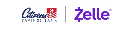 Citizens Savings Bank together with Zelle
