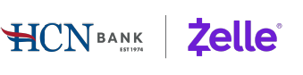 HCN Bank together with Zelle<sup>®</sup>