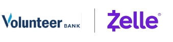Volunteer Bank together with Zelle®