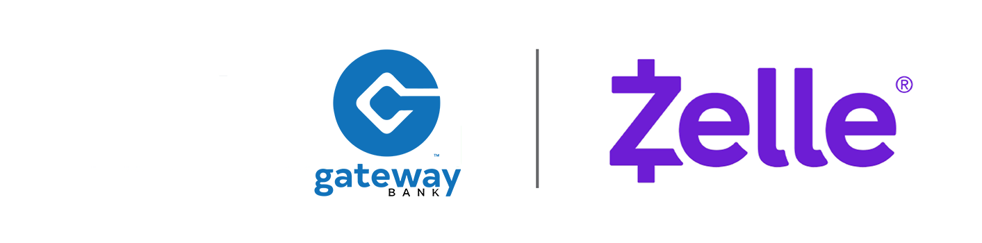 Gateway Bank F.S. B together with Zelle<sup>&reg;</sup>