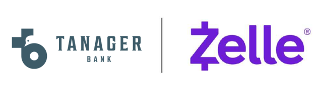 Tanager Bank together with Zelle<sup>&reg;</sup>