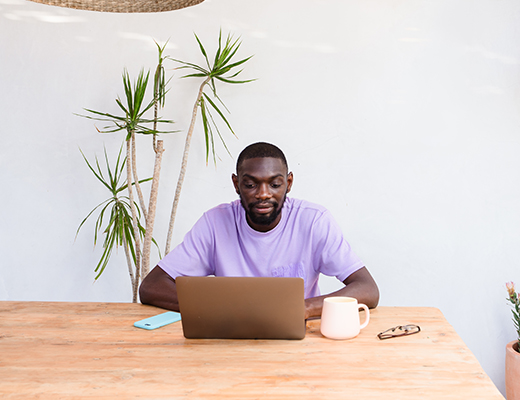 Man with Laptop