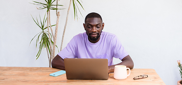 Man with Laptop