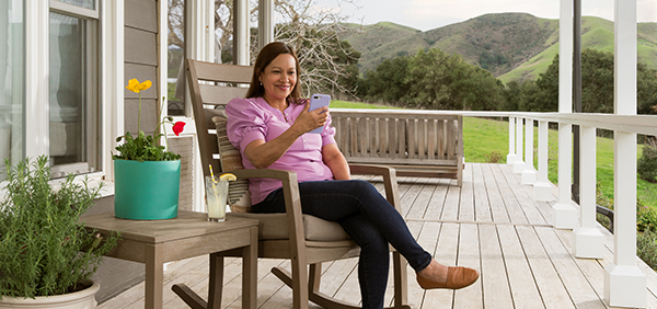 Woman Porch