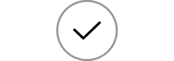 Checkmark in a circle